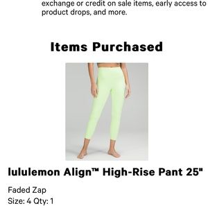 Lululemon align leggings